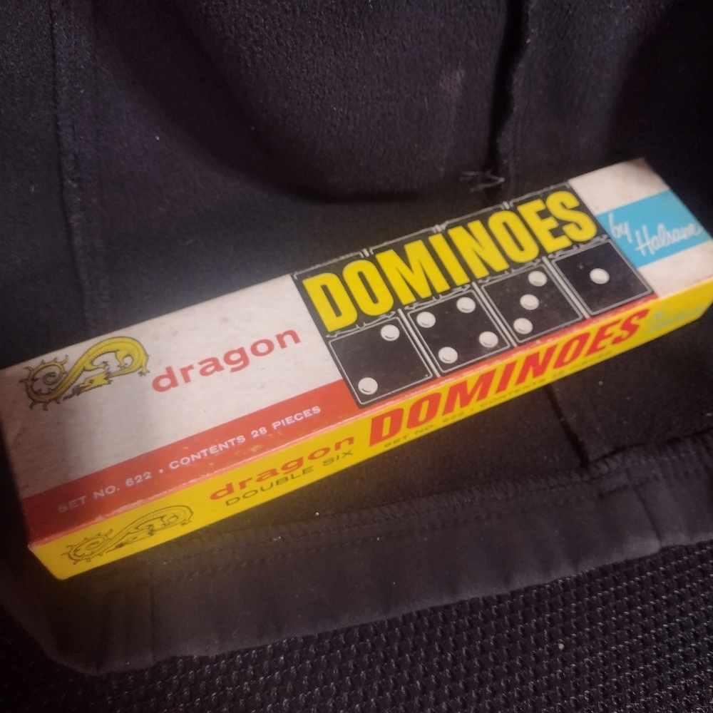 Vintage Haslam Dragon Dominoes